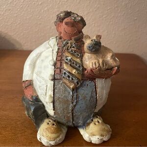 Sara Meadows Balloon People Whimsical Veterinarian Pottery Figurine
